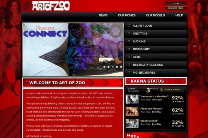 Sex Art Of Zoo - ArtOfZoo SiteRip â€“ 56 Videos | PornoRips