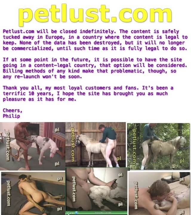 Zoosxx - PetLust SiteRip | PornoRips