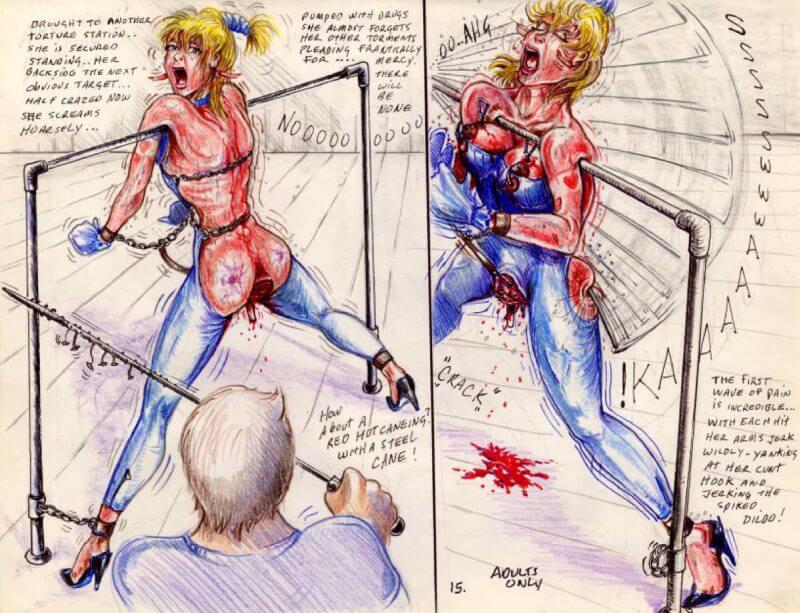 Shemale Extreme Bondage Torture Drawings - IDrawPain SiteRip â€“ 107 Comics in PDF | PornoRips